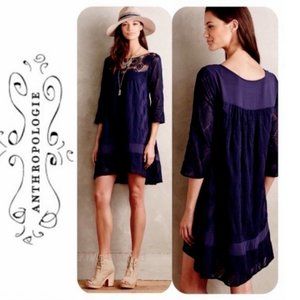 Holding Horses Anthropologie Augusta‎ Crochet Lace Swing Dress